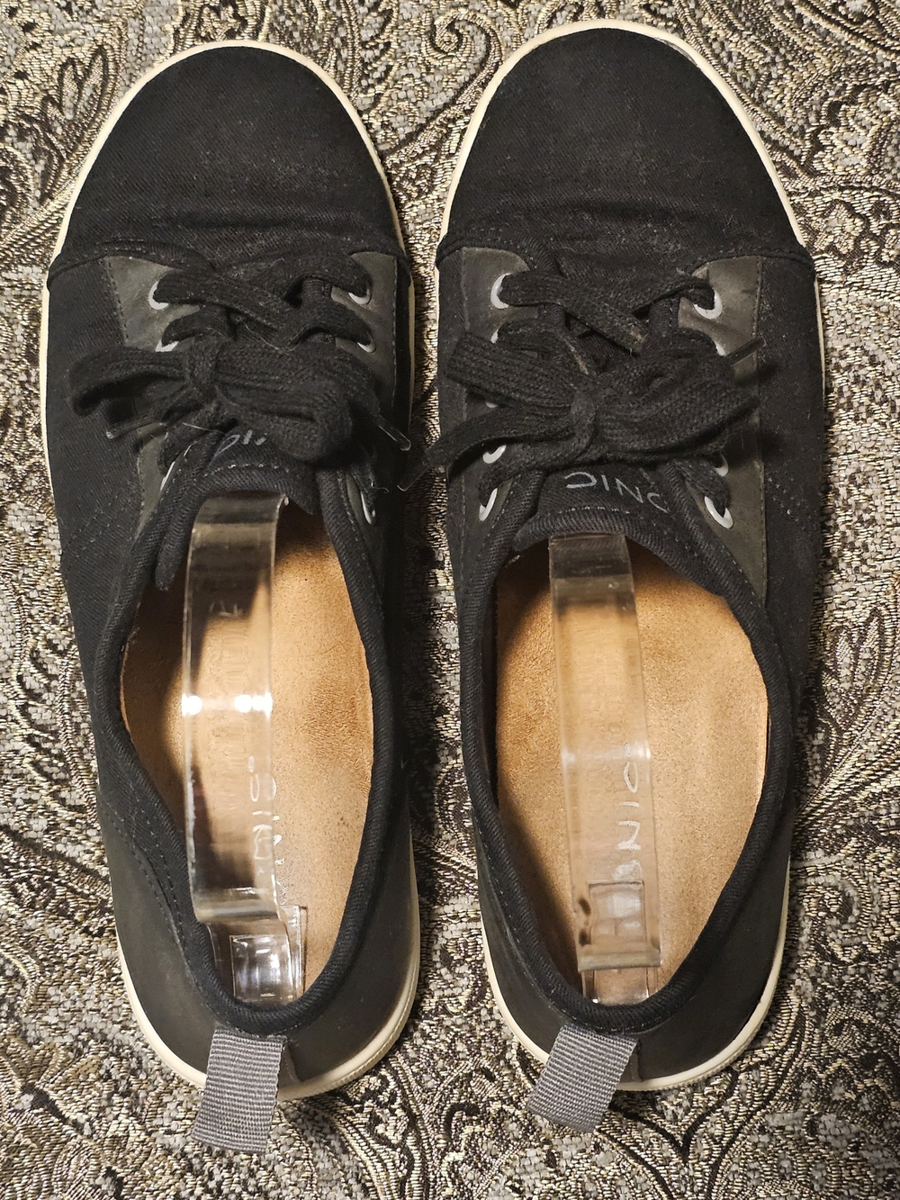 Vionic Black Women's Lace-Up Casual Sneakers